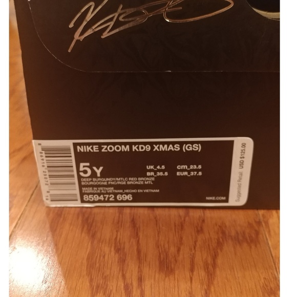 Kevin Durant Nike Zoom Xmas edition - Picture 6 of 6